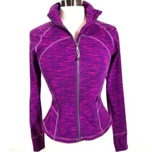 Lululemon Athletica Purple Performance Jacket with High Collar